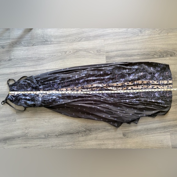 Free People Black and Blue Backless Dress - Picture 5 of 6